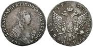 1 rouble 1758 year