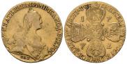 10 roubles 1772 year