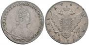 1 rouble 1781 year
