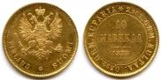 10 markkaa 1878 year