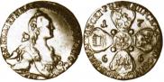 10 roubles 1766 year
