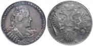 1 рубль 1733 года
