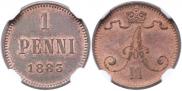 1 penni 1883 year