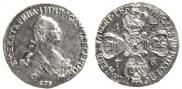 10 roubles 1776 year