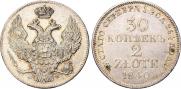 30 kopecks - 2 złotych 1840 year
