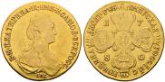 10 roubles 1780 year