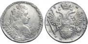 1 rouble 1733 year