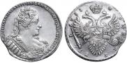 1 рубль 1733 года