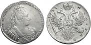 1 рубль 1733 года
