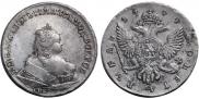 1 rouble 1744 year