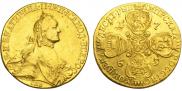 10 roubles 1765 year