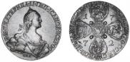 10 roubles 1772 year
