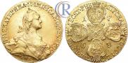 10 рублей 1768 года