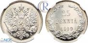 25 pennia 1909 year
