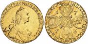 10 roubles 1773 year