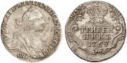 Grivennik 1767 year