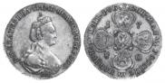 5 roubles 1780 year