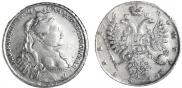 1 rouble 1734 year