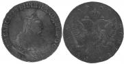 1 рубль 1744 года