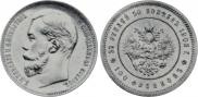 37,5 roubles - 100 francs 1902 year