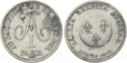2 franks 1814 year