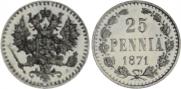 25 пенни 1871 года