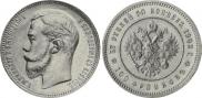 37,5 рублей - 100 франков 1902 года