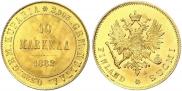 10 markkaa 1882 year