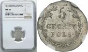 5 groszy 1818 year