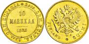 10 markkaa 1882 year