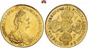 10 roubles 1777 year