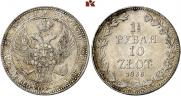 1,5 рубля - 10 злотых 1836 года