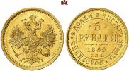 5 roubles 1869 year