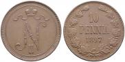 10 pennia 1897 year