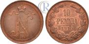10 pennia 1910 year
