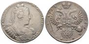 1 рубль 1733 года
