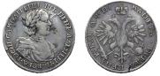1 rouble 1718 year