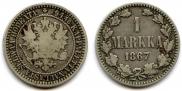 1 markka 1867 year