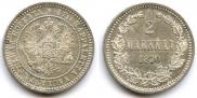2 markkaa 1870 year