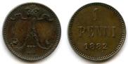 1 пенни 1882 года