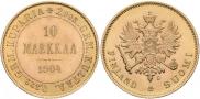 10 markkaa 1904 year