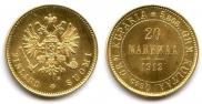 20 markkaa 1912 year