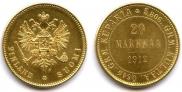 20 markkaa 1912 year