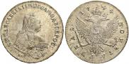 1 рубль 1744 года