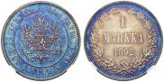 1 markka 1892 year