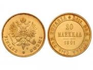 20 markkaa 1891 year