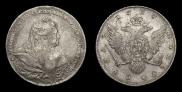 1 rouble 1737 year