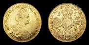 10 roubles 1777 year