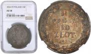 1,5 roubles - 10 złotych 1834 year
