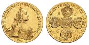 10 рублей 1762 года